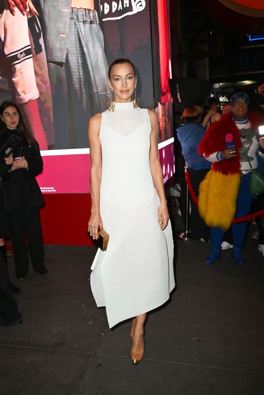 IRINA SHAYK at Vogue Met Gala Pre-Party at Madame Tussauds in New York City 05/01/2026