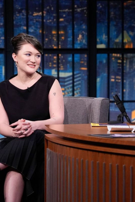 ISA BRIONE at Late Night with Seth Meyers 05/14/2026