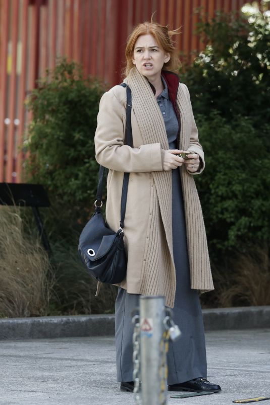 ISLA FISHER on the Set of Bare in London 05/15/2026