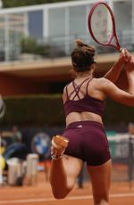IVA JOVIC Practice Ahead of Her Match in Italian Open in Rome 05/14/2026