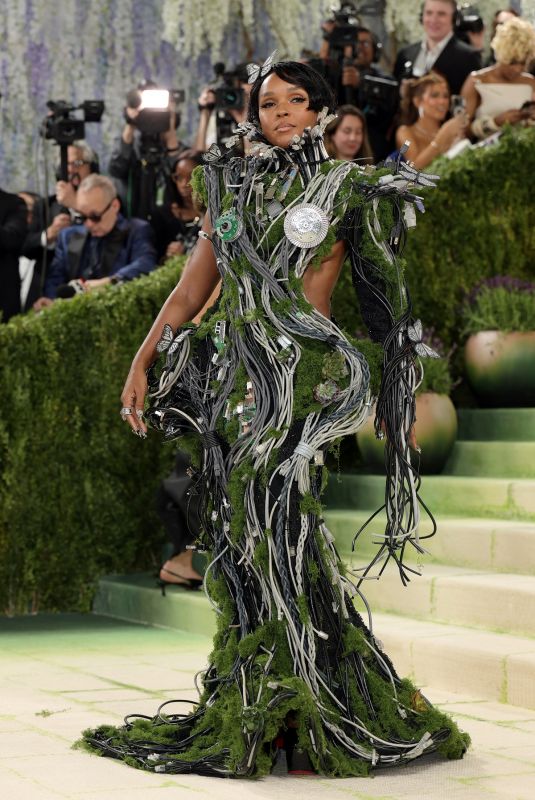 JANELLE MONAE at 2026 Met Gala Celebrating Costume Art at Metropolitan Museum of Art in New York City 05/04/2026