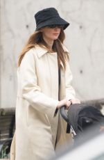 JENNIFER LAWRENCE Dons a Trenchcoat for a Stroller Stroll in New York City 04/30/2026