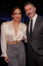 JENNIFER LOPEZ at Jimmy Kimmel Live 05/027/2026
