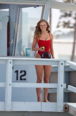 JESSICA BELKIN and Noah Beck Shooting Scenes for Baywatch in Los Angeles 05/28/2026