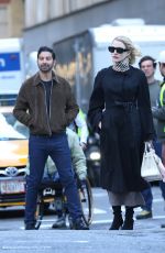 JESSICA CHASTAIN on the Set of Minivan at Wall Street in Manhattan 05/04/2026