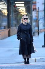 JESSICA CHASTAIN on the Set of Minivan at Wall Street in Manhattan 05/04/2026