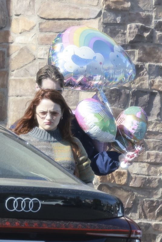 JOEY KING and Steven Piet Picking up Birthday Balloons at Gelson