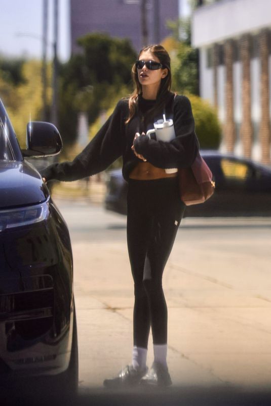 KAIA GERBER Leaves a Gym in West Hollywood 05/26/2026