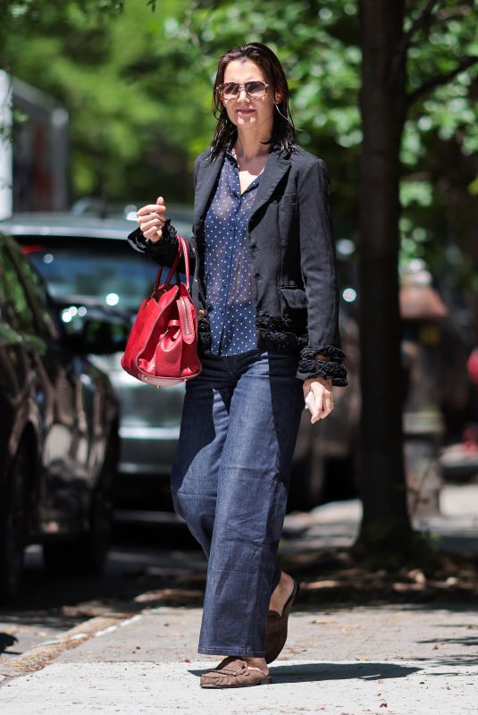 KATIE HOLMES Out and About in New York 05/26/2026