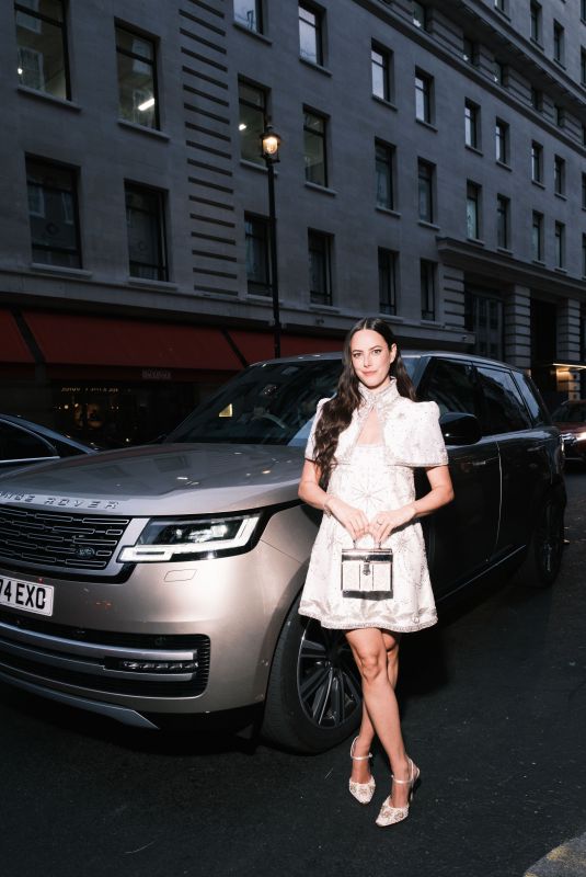 KAYA SCODELARIO Arrives at British Vogue & Netflix