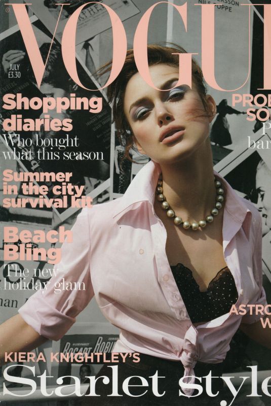 KEIRA KNIGHTLEY in Vogue UK, July 2004