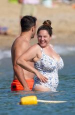 KELLY BROOK and Jeremy Parisi at a Beach in Saint-Tropez 05/28/2026