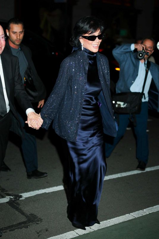KRIS JENNER Arrives at Jeff Bezo