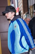KYLIE JENNER and Timothee Chalamet Arrives at Fear of 13 on Broadway in New York City 05/03/2026