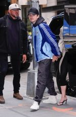 KYLIE JENNER and Timothee Chalamet Arrives at Fear of 13 on Broadway in New York City 05/03/2026