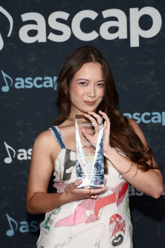 LAUFEY at 2026 ASCAP Pop Music Awards Celebration at Chaplin Studios in Hollywood 04/30/2026