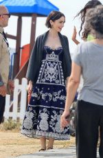 LILY COLLINS Filming Scenes for Emily in Paris at Mykonos in Greece 05/21/2026