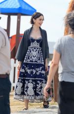 LILY COLLINS Filming Scenes for Emily in Paris at Mykonos in Greece 05/21/2026