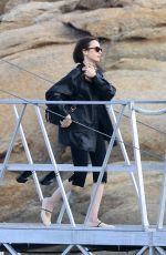 LILY COLLINS Takes a Lunch Break on the Set of Emily in Paris at Mykonos in Greece 05/23/2026