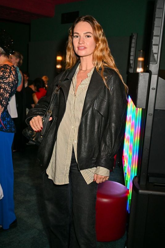 LILY JAMES at End of the Rainbow Press Night Afterparty in London 05/21/2026