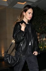 LILY JAMES Leaves Jessica Clarke