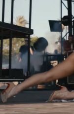 MADDIE ZIEGLER on stage with ADDISON RAE at Coachella 2026 in Indio 04/18/2026