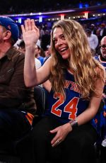 MAGGIE ROGERS at New York Knicks vs Cleveland Cavaliers Game at Madison Square Garden in New York 05/19/2026