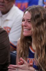 MAGGIE ROGERS at New York Knicks vs Cleveland Cavaliers Game at Madison Square Garden in New York 05/19/2026