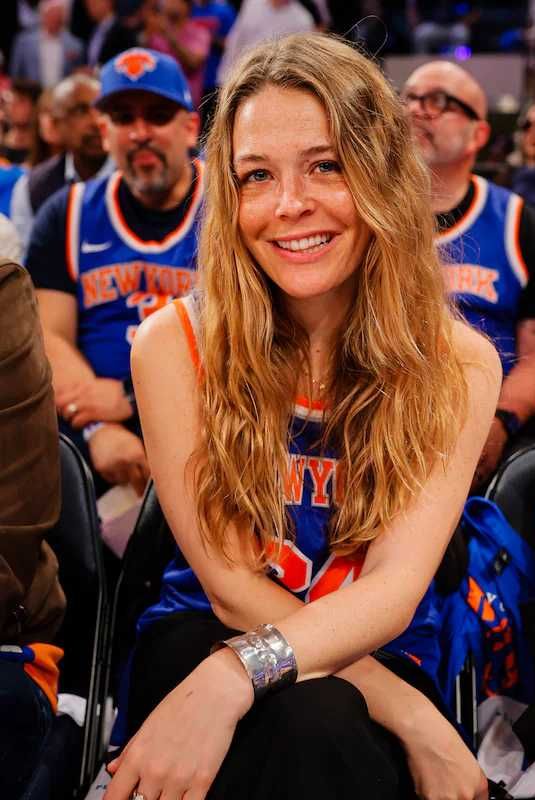 MAGGIE ROGERS at New York Knicks vs Cleveland Cavaliers Game at Madison Square Garden in New York 05/19/2026