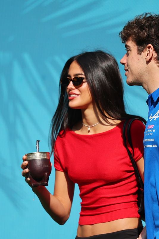 MAIA REFICCO and Franco Colapinto at F1 Miami Grand Prix Qualifying in Miami 05/02/2026