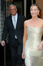 MARGOT ROBBIE Leaves Her Hotel Before 2026 Met Gala in New York City 05/04/2026