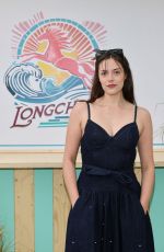 MEG BELLAMY at Longchamp Sloane Square Summer Pop-up Launch in London 04/28/2026