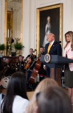 MELANIA TRUMP at a Military Mother