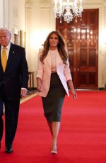 MELANIA TRUMP at a Military Mother