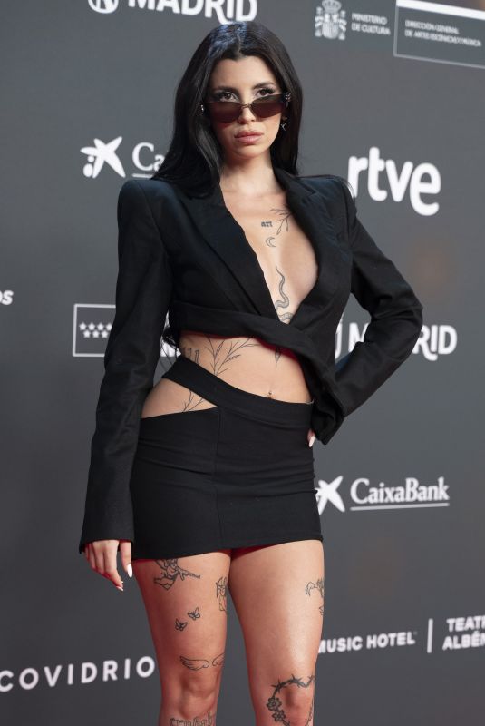 NAIARA MORENO at Spanish Music Academy Awards 2026 Photocall at IFEMA in Madrid 05/26/2026