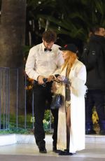 NATASHA LYONNE and Matthew Avedon Night Out in Cannes 05/17/2026