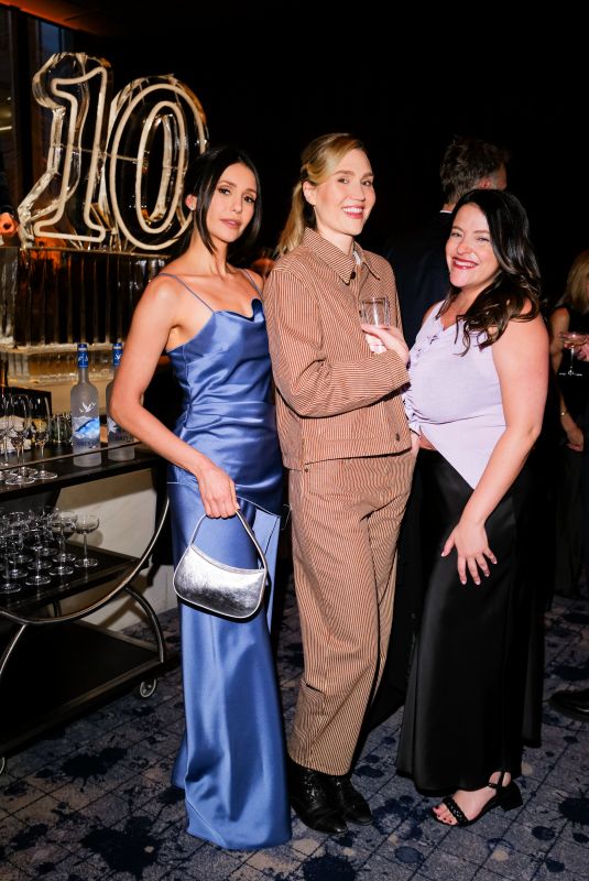 NINA DOBREV at La Ligne 10th Anniversary Dinner in New York City 05/07/2026