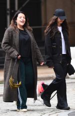 NINA DOBREV Takes Her Dog for a Walk in New York City 05/06/2026