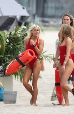 OLIVIA DUNNE in a Red Swimsuit Filming Baywatch in Los Angeles 05/05/2026