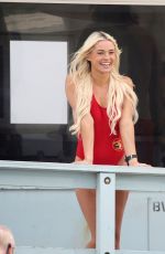 OLIVIA DUNNE in a Red Swimsuit on the Set of Baywatch in Los Angeles 05/26/2026