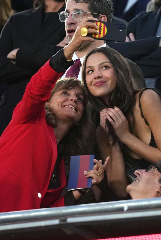 OLIVIA RODRIGO at LaLiga EA Sports Match Between FC Barcelona and Real Madrid CF in Barcelona 05/10/2026