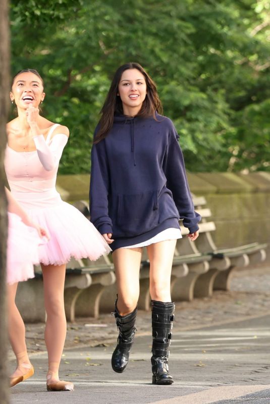 OLIVIA RODRIGO Filming a Music Video in Manhattan 05/26/2026