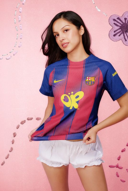 OLIVIA RODRIGO for Olivia Rodrigo x FC Barcelona x Spotify, May 2026