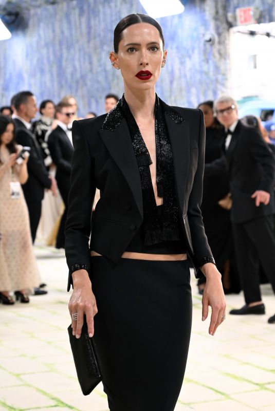 REBECCA HALL at 2026 Met Gala Celebrating Costume Art at Metropolitan Museum of Art in New York City 05/04/2026