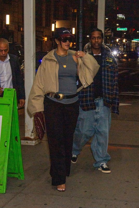 RIHANNA and A$AP Rocky Out Shopping at Zara in New York City 05/12/2026