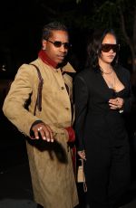 RIHANNA and $AP Rocky Celebrates Mother