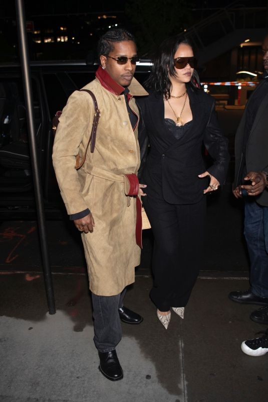 RIHANNA and $AP Rocky Celebrates Mother’s Day at Cucina Alba in New York 05/10/2026