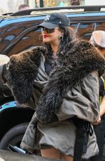 RIHANNA Arrives at The Carlyle, A Rosewood Hotel in New York City 05/04/2026