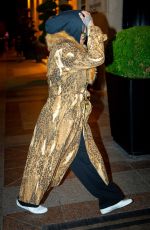 RIHANNA Out in Paris in a Leopard-print Coat with a Fur-trimmed Collar 05/20/2026