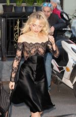 SABRINA CARPENTER Arrives at Pre-Met Gala Dinner in New York City 05/03/2026